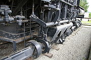 22. KW Triebwerk einer Dampflokomotive Bauart Shay