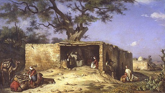 Vue d'un petit khan près de Beyrouth (1863), musée d'art et d'histoire de Narbonne.