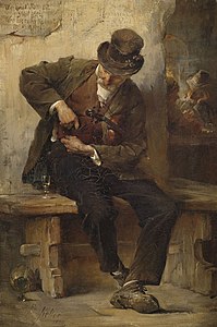 Street Musician at a Tavern