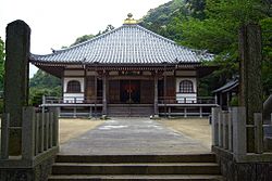 Hlavní síň, hondó (本堂), chrámu Fudarakusandži