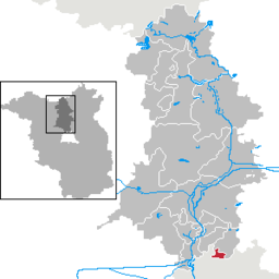 Läget för kommunen Glienicke/Nordbahn i Landkreis Oberhavel