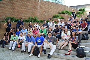 Grantmaking Lunch group photo, Wikimania 2013 (Hong Kong)