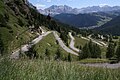 Grödnerjoch, Ostrampe, im Tal Corvara