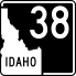 State Highway 38 marker