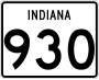State Road 930 marker