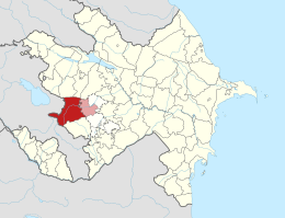 Distretto di Kəlbəcər – Mappa