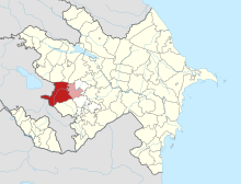 Description de l'image Kalbajar District in Azerbaijan 2021.svg.