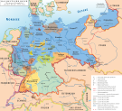 Politische Karte Mitteleuropas im Jahr 1930