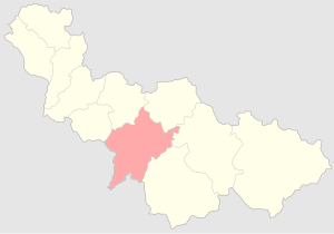 Змиевской уезд на карте