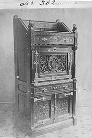Secretary-abattant (ca. 1875), by Kimbel and Cabus.