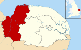 Borough di King's Lynn and West Norfolk – Mappa
