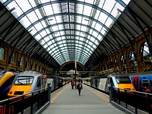 Kings Cross Train Station London England