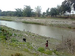 Kumar canal in front of the house