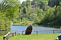 Il lago visto dal torrente Tovere