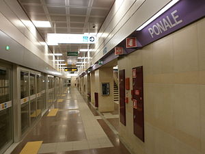 Linea M5 - metropolitana milano - fermata ponale - banchina.JPG