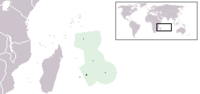 Location of Mauritius