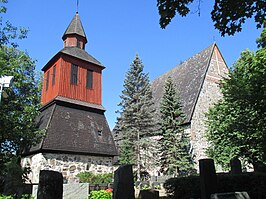 De middeleeuwse Sint-Laurentiuskerk van Lohja
