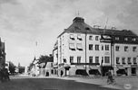 Storgatan mot norr med Ludvika stadshotell, 1930-tal