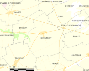 Poziția localității Leffincourt