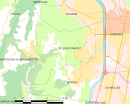 Seyssinet-Pariset - Localizazion