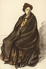 Originál ilustrace k textu: Henri de Régnier, Esquisses Vénitiennes (1906).