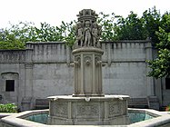 The fountain in Mellon Park, Pittsburgh, Pennsylvania, 1927