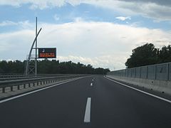 Autobahn A5 bei Murska Sobota