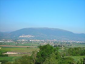 Vue du mont Subasio.