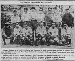 Newspaper photo of the club