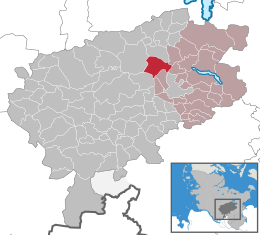 Negernbötel – Mappa