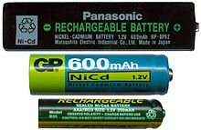 Ni-Cd batteries NiCd various.jpg