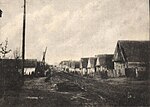 Вуліца ад лазарэта ў бок царквы, да 1919 году