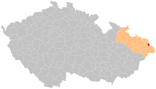 Správní obvod obce s rozšířenou působností Český Těšín na mapě