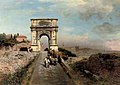 „Trecând prin Arcul lui Titus pe Via Sacra, Roma”, 1891