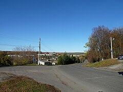 Blick auf den westlichen Teil des Dorfes