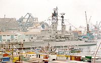 O BAP Almirante Grau em 1993.