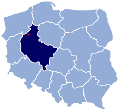 Localização de Trzcianka na Polónia