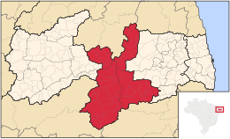 Borborema – Mappa