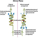 (translated) Parity violation principle Wu experiment