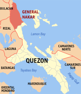 General Nakar na Quezon Coordenadas : 14°45'47.02"N, 121°38'6.00"E