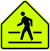 Pedestrian crossing ahead