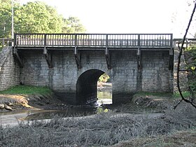 Le pont du Vincin, vu d'Arradon