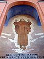 Fresc a l'església del sant a Prenestino-Centocelle (Roma)