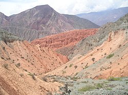 Vallée de la Quebrada de Humahuaca.