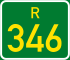 Regional route R346 shield