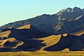 San Luis Vadisi'nde "Great Sand Dunes (Büyük Kumullar)"