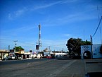 Fotografía de San Francisco de los Romo desde la carretera a Aguascalientes.