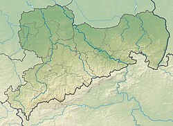 Wallroda Dam is located in Saxony