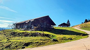 Schweinsteigeralm, im Vordergrund der östliche "Kaser 1"