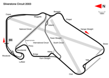 Silverstone Circuit in its 2003 configuration